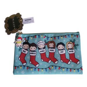 NEW friends television series zipper christmas pencil case pouch gift